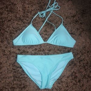Teal aerie two piece bikini